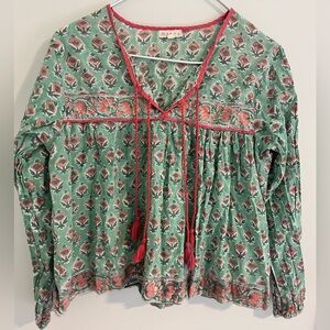Marea Block Printed Top